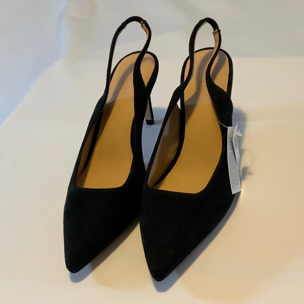 Banana Republic Black Slingback Heels